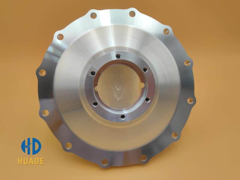 CNC precision aluminum engine cover part for ATV and racing vehicles